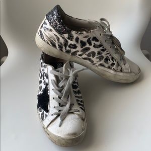 Luke New Golden Goose Sneakers in White & Black!!